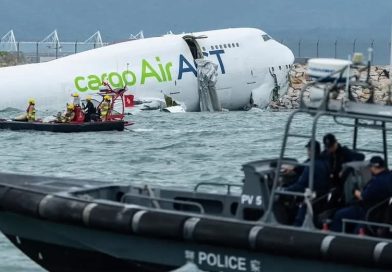 Cargo Plane Crashes into Sea at Hong Kong Airport, Killing Two Ground Staff
