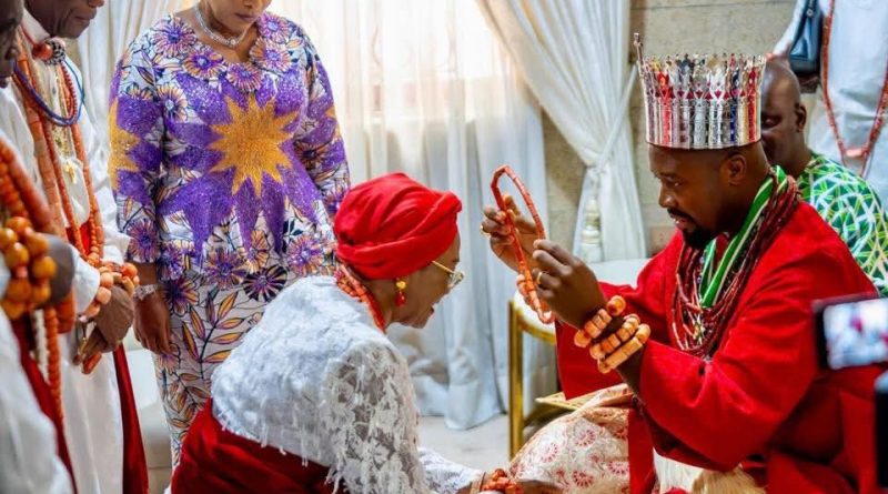 Olu of Warri Confers Chieftaincy Title on First Lady Oluremi Tinubu