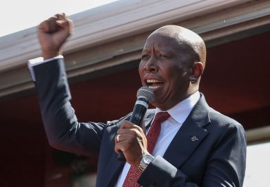 S’African left-wing party leader Malema jailed five years on gun charges